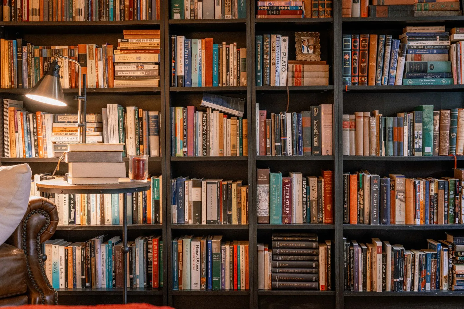 Built-In Bookcases: Materials and Finishes